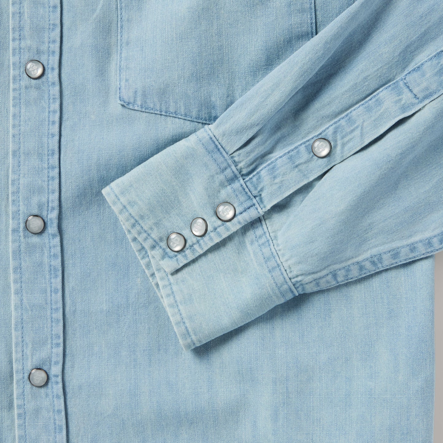 Chambray Oxford Western Shirt