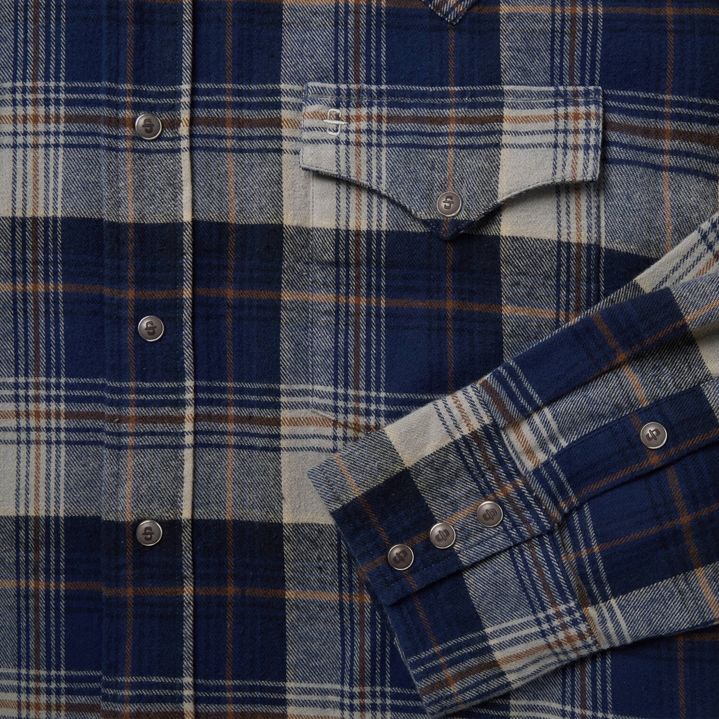 Brushed Flannel Western Shirt