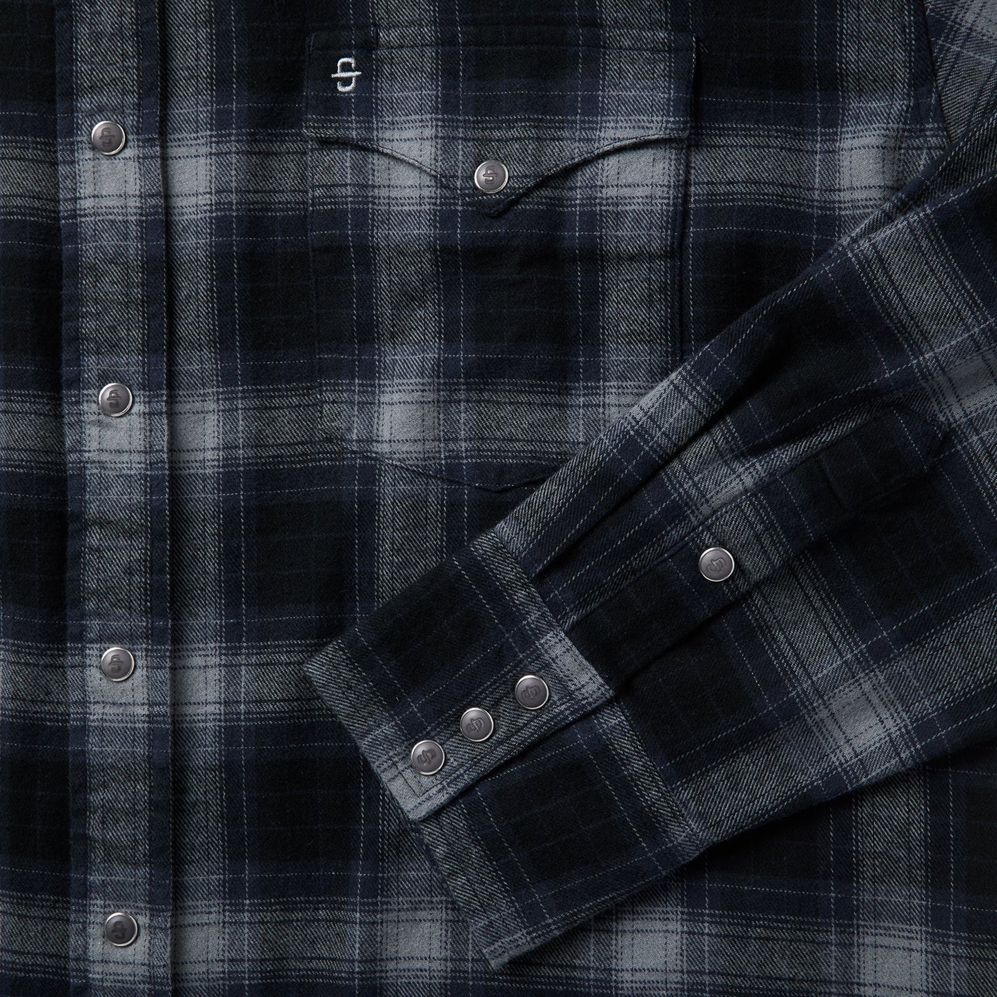 Brushed Twill Plaid Western Shirt