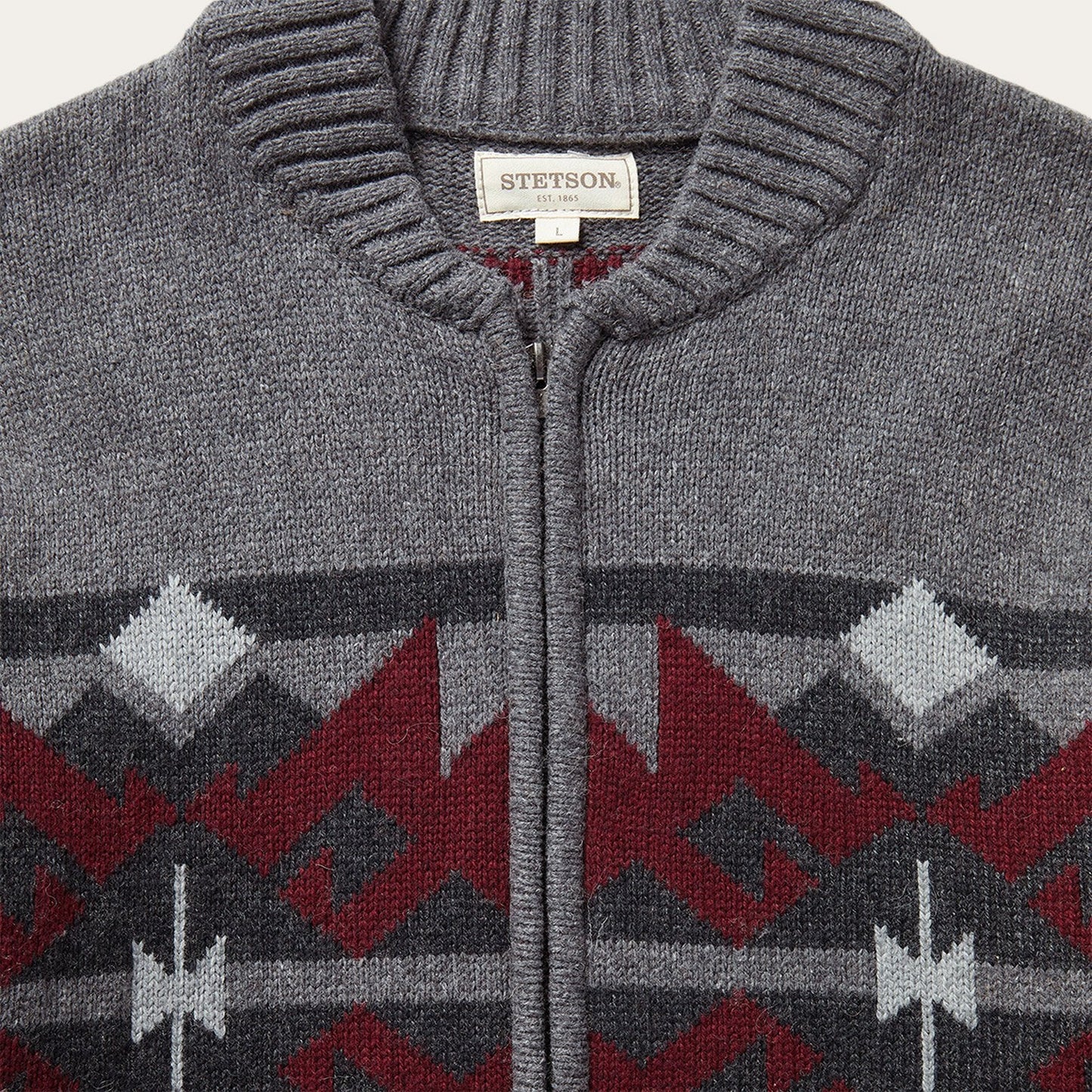 Grey Aztec Cardigan