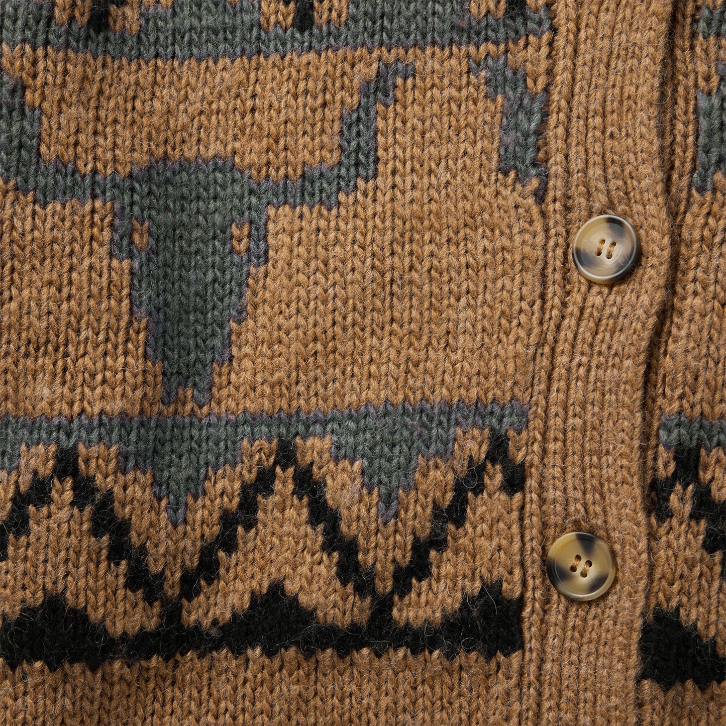 Steer Head Cropped Cardigan