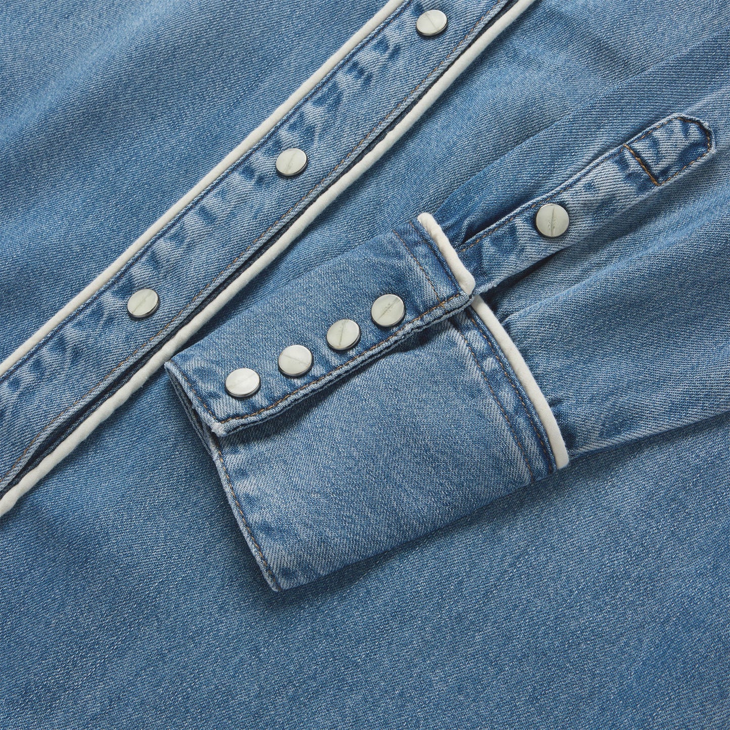 Piped Denim Shirt