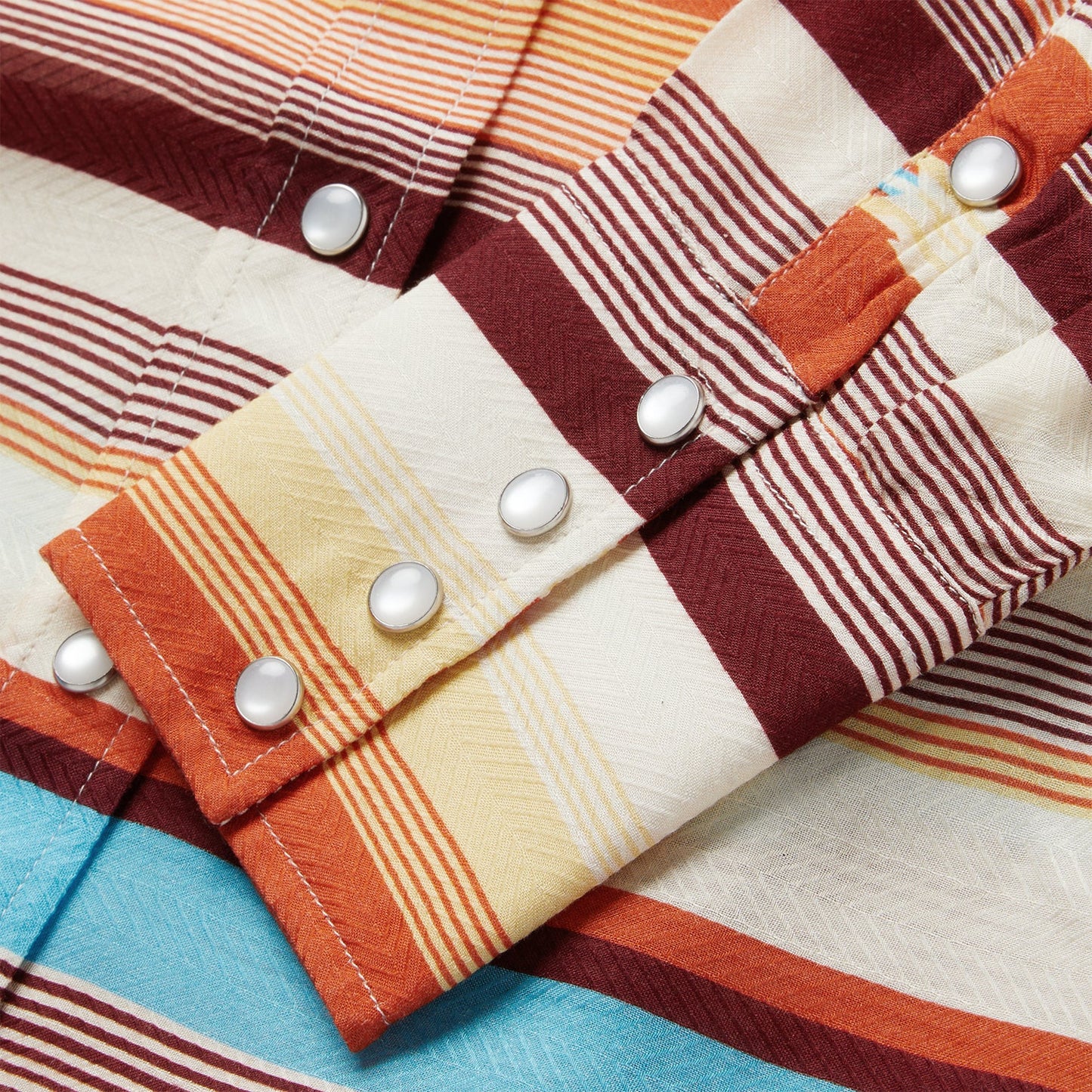 Sunset Serape Print Western Shirt