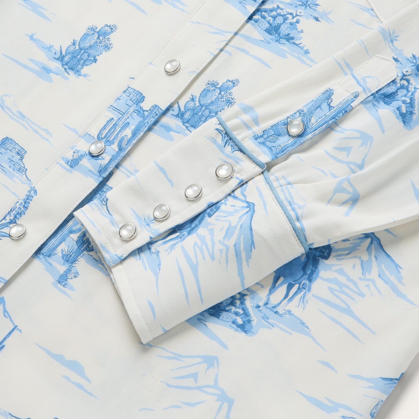 Indigo Trail Print Shirt