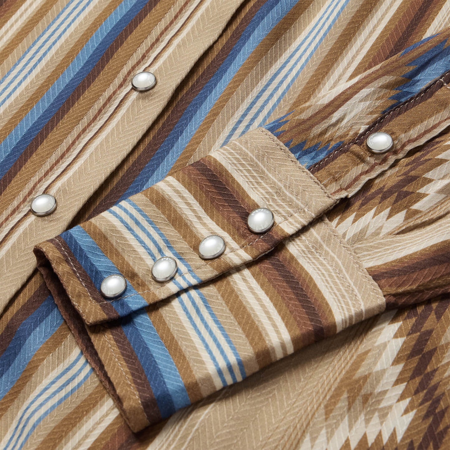 Sand Serape Print Shirt