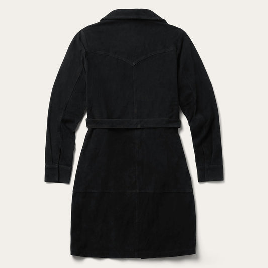 Suede Western Shirt Dress
