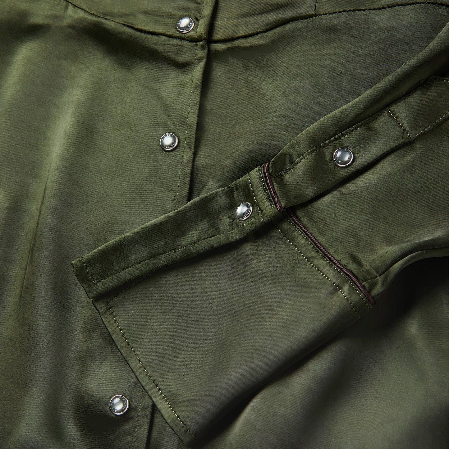 Satin Western Dress