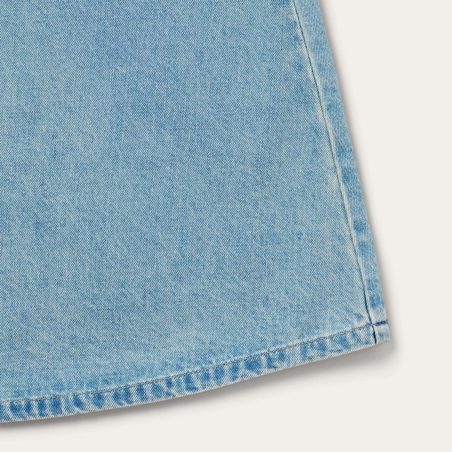 Light Wash Denim Skirt