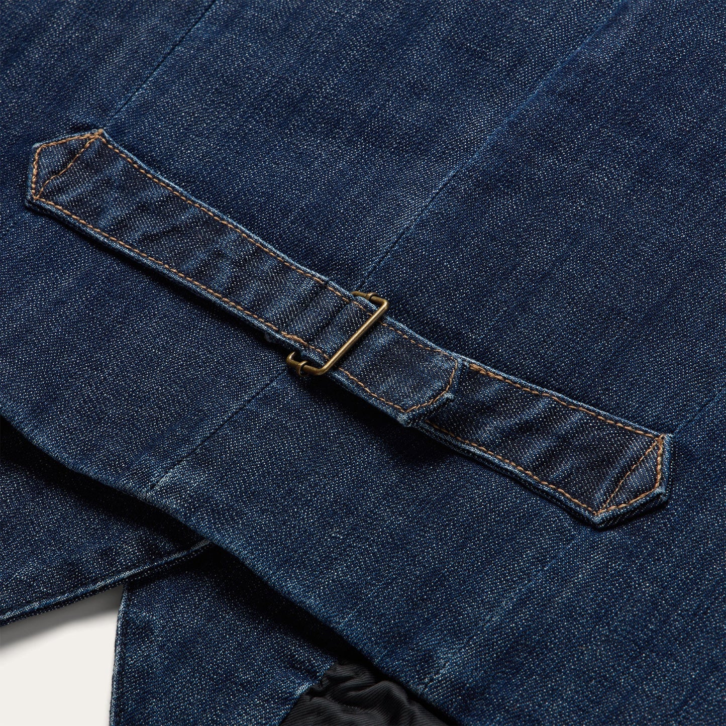 Dark Wash Stretch Denim Vest