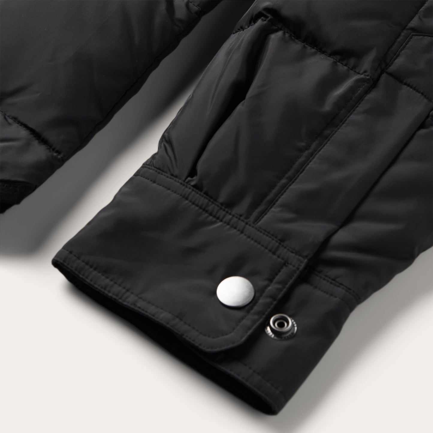 Crushable Black Parachute Jacket