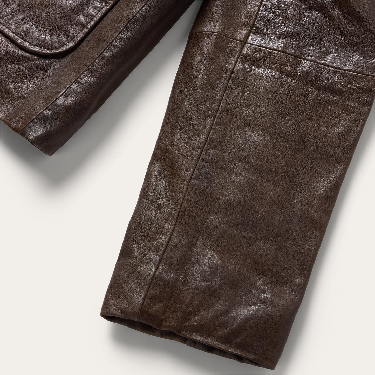 Lamb Leather Cropped Jacket