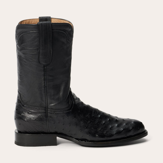 Austin Ostrich Roper Boots