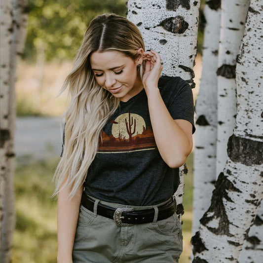 Riding Into The Sunset Graphic Tee
