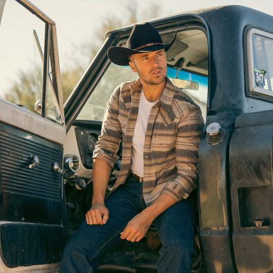 Serape Plaid Western Shirt