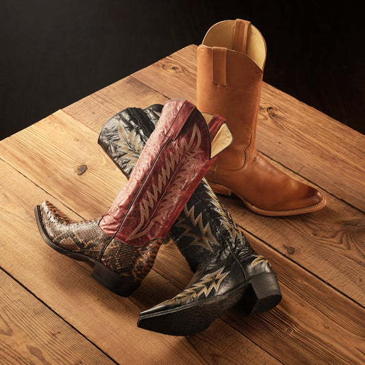 Ember Python Snip Toe Boot