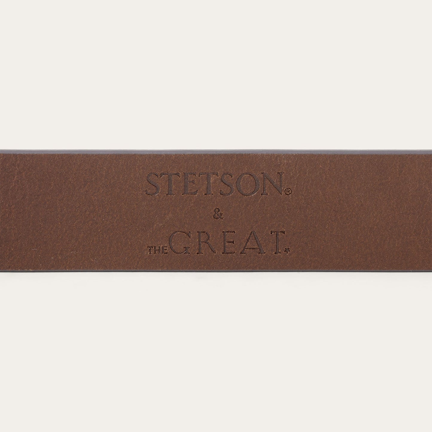 Stetson & THE GREAT. Big Buckle Belt