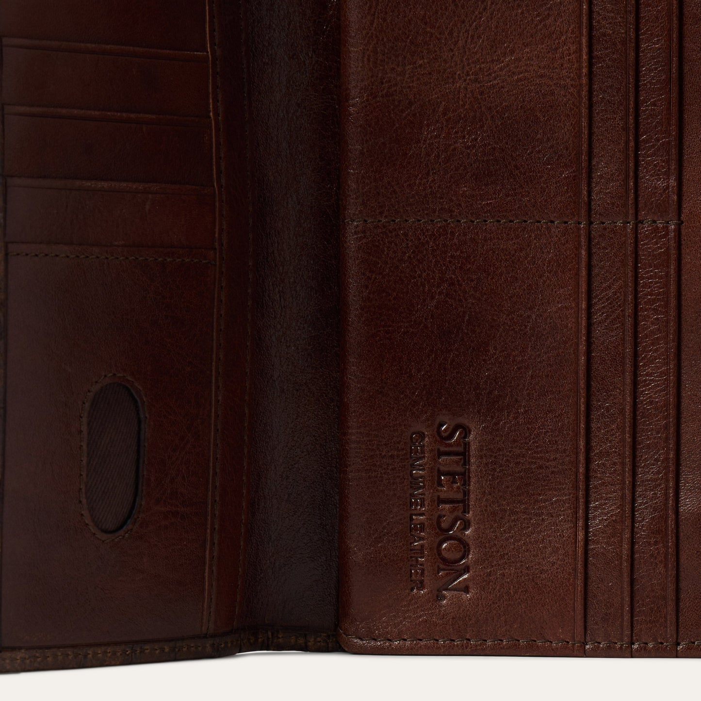 Croco Embossed Front Flap Wallet