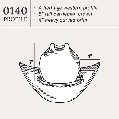 Rancher 6X Cowboy Hat