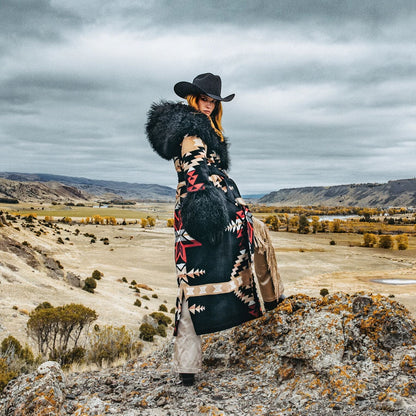 Stetson x Lindsey Thornburg Shearling Duster