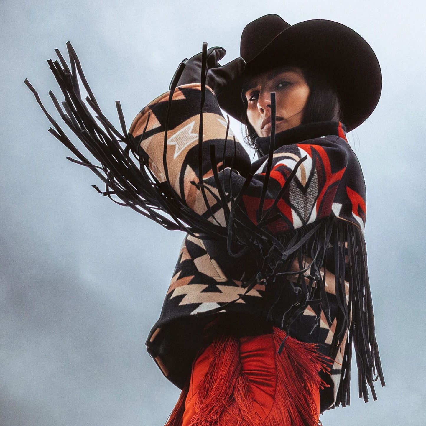 Stetson x Lindsey Thornburg Cropped Fringe Archer