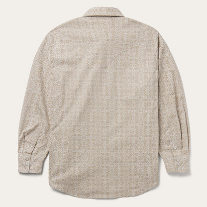 Medallion Print Western Shirt