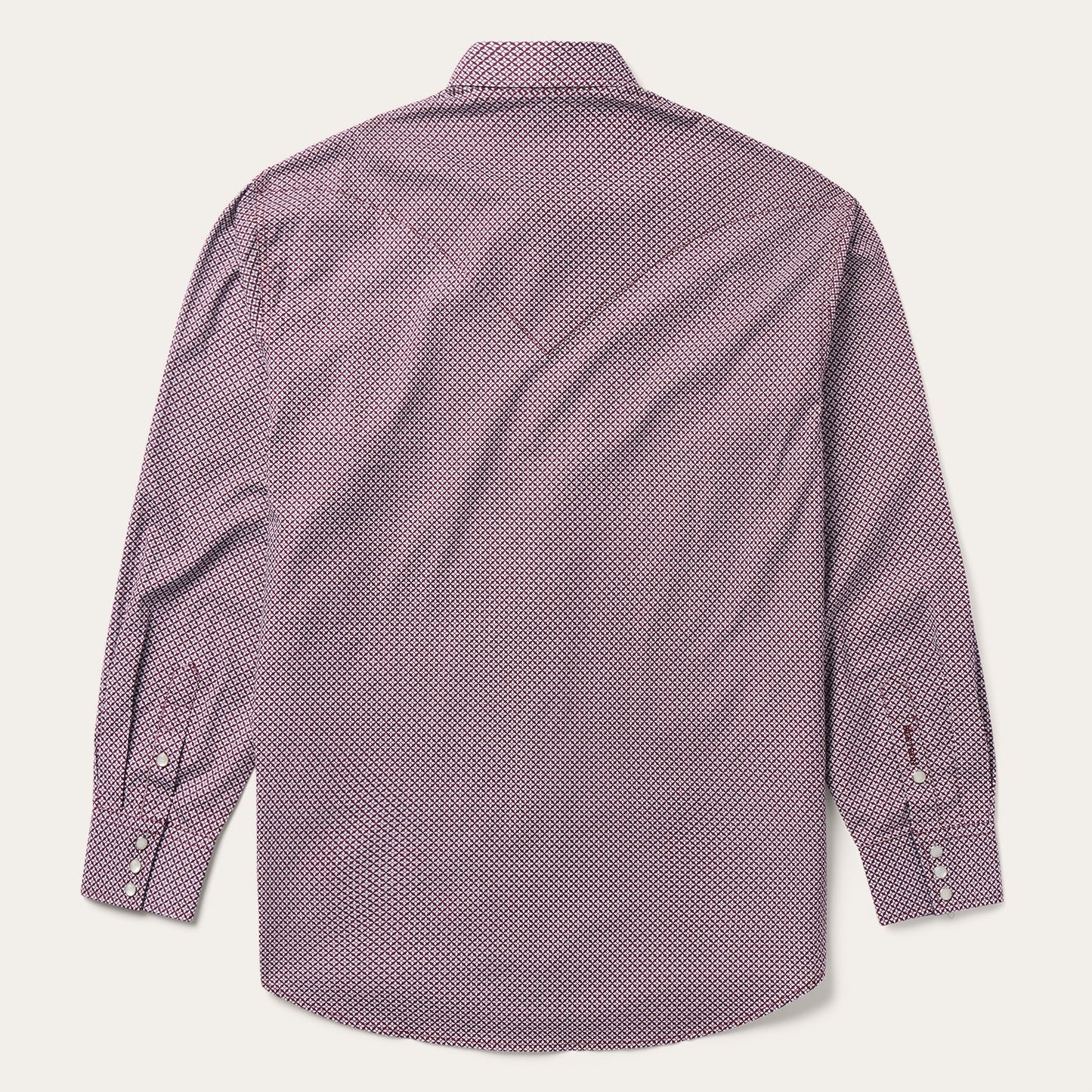 Four Point Geo Print Western Shirt