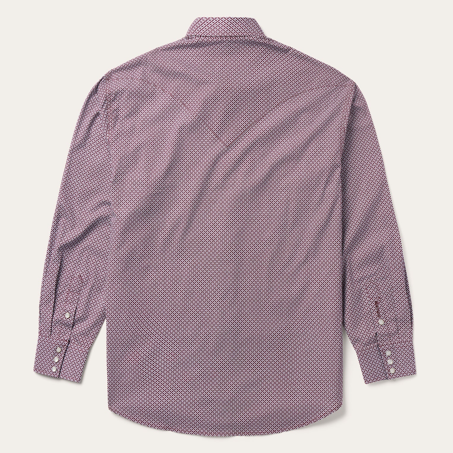 Four Point Geo Print Western Shirt