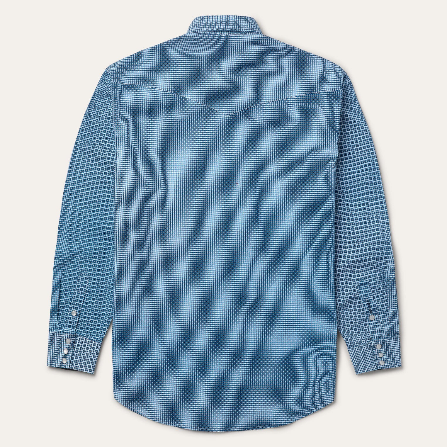 Micro Print Western Shirt