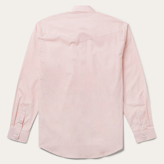 Pink End-On-End Western Shirt