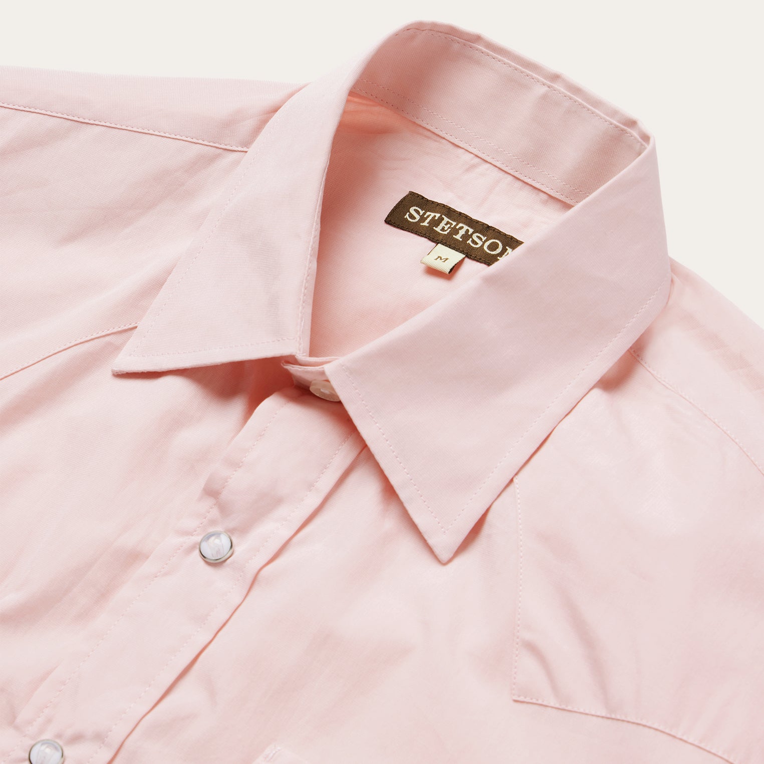Pink End-On-End Western Shirt