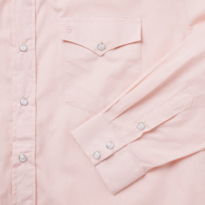 Pink End-On-End Western Shirt