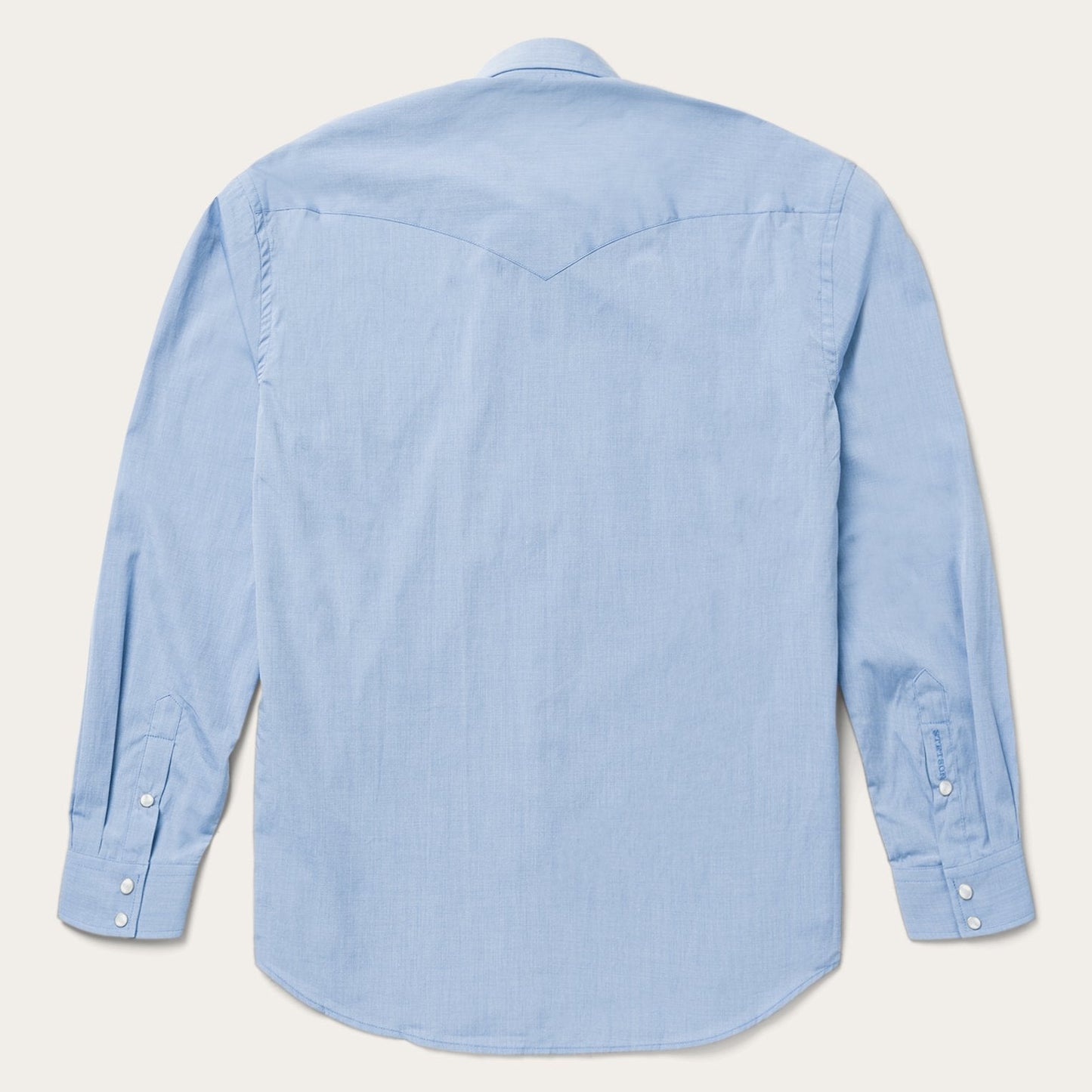Blue End On End Solid Shirt