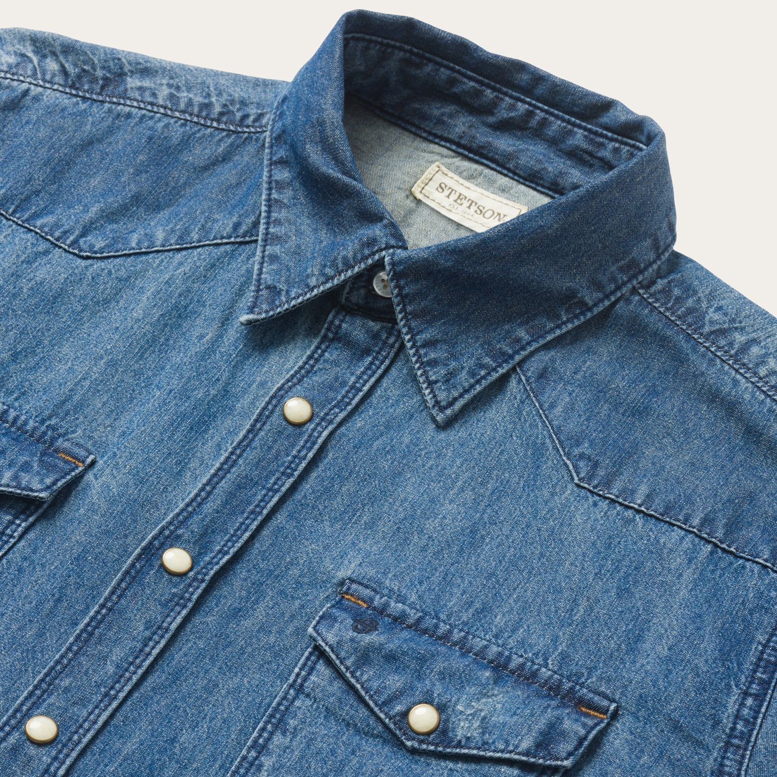 Medium Blue Denim Shirt