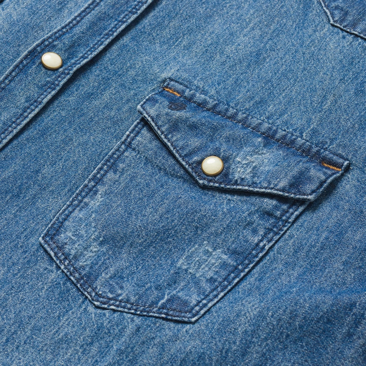 Medium Blue Denim Shirt