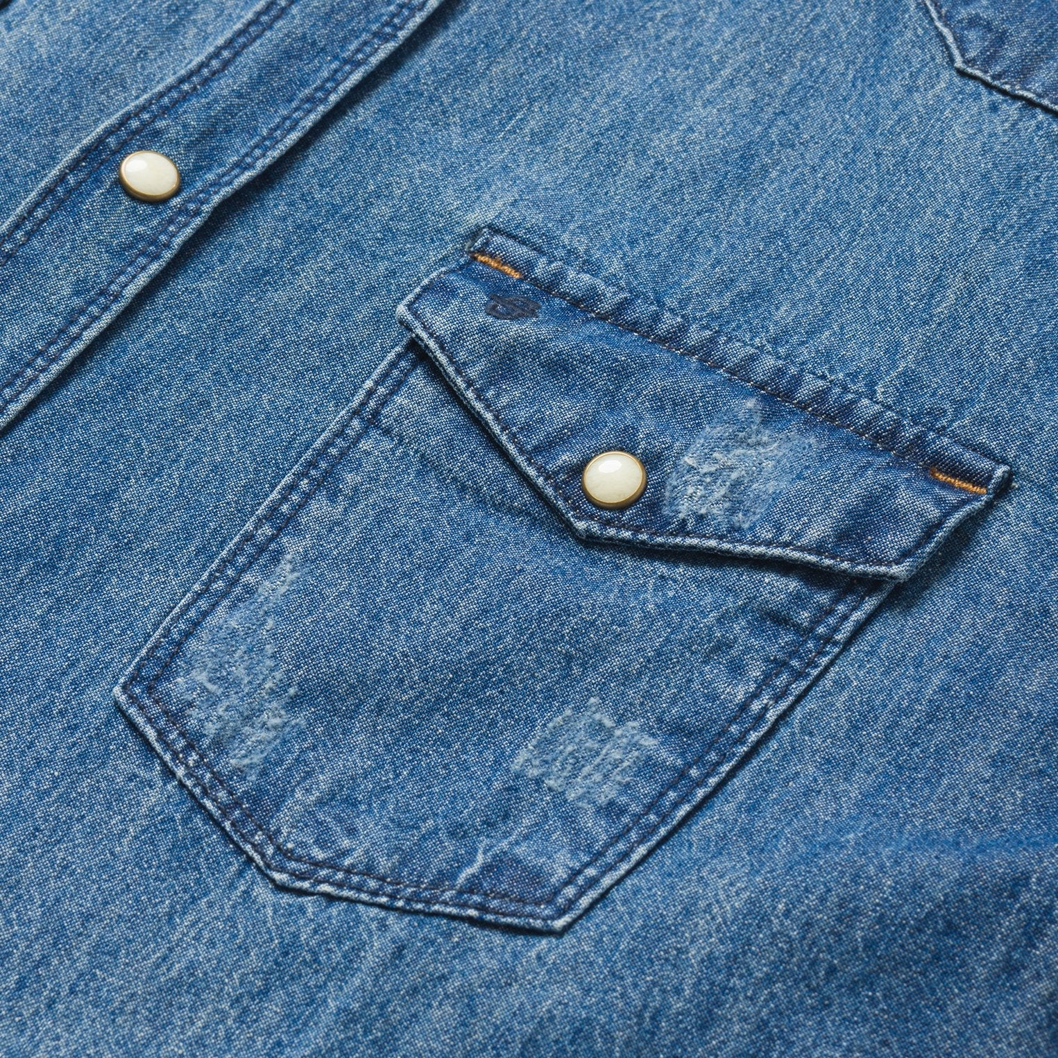 Medium Blue Denim Shirt