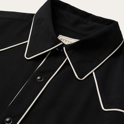 Vintage Piped Western Shirt
