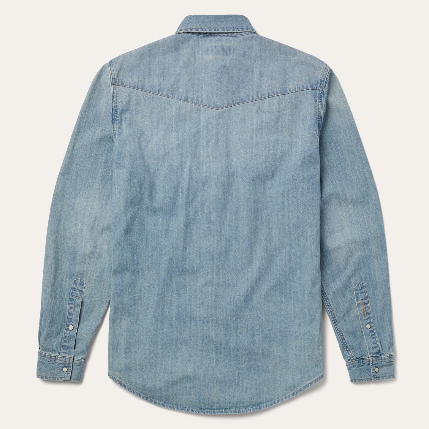Long-Sleeved Denim Shirt