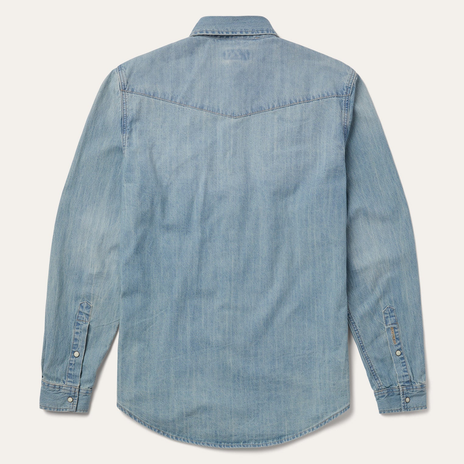 Long-Sleeved Denim Shirt