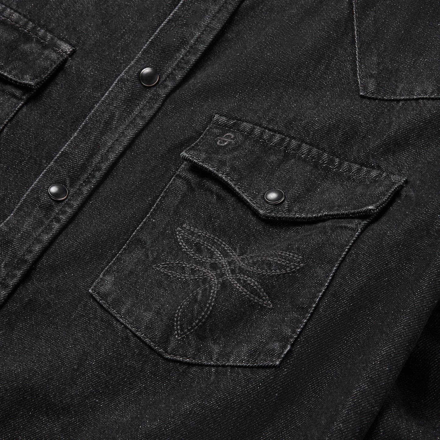 Boot Stitch Denim Shirt