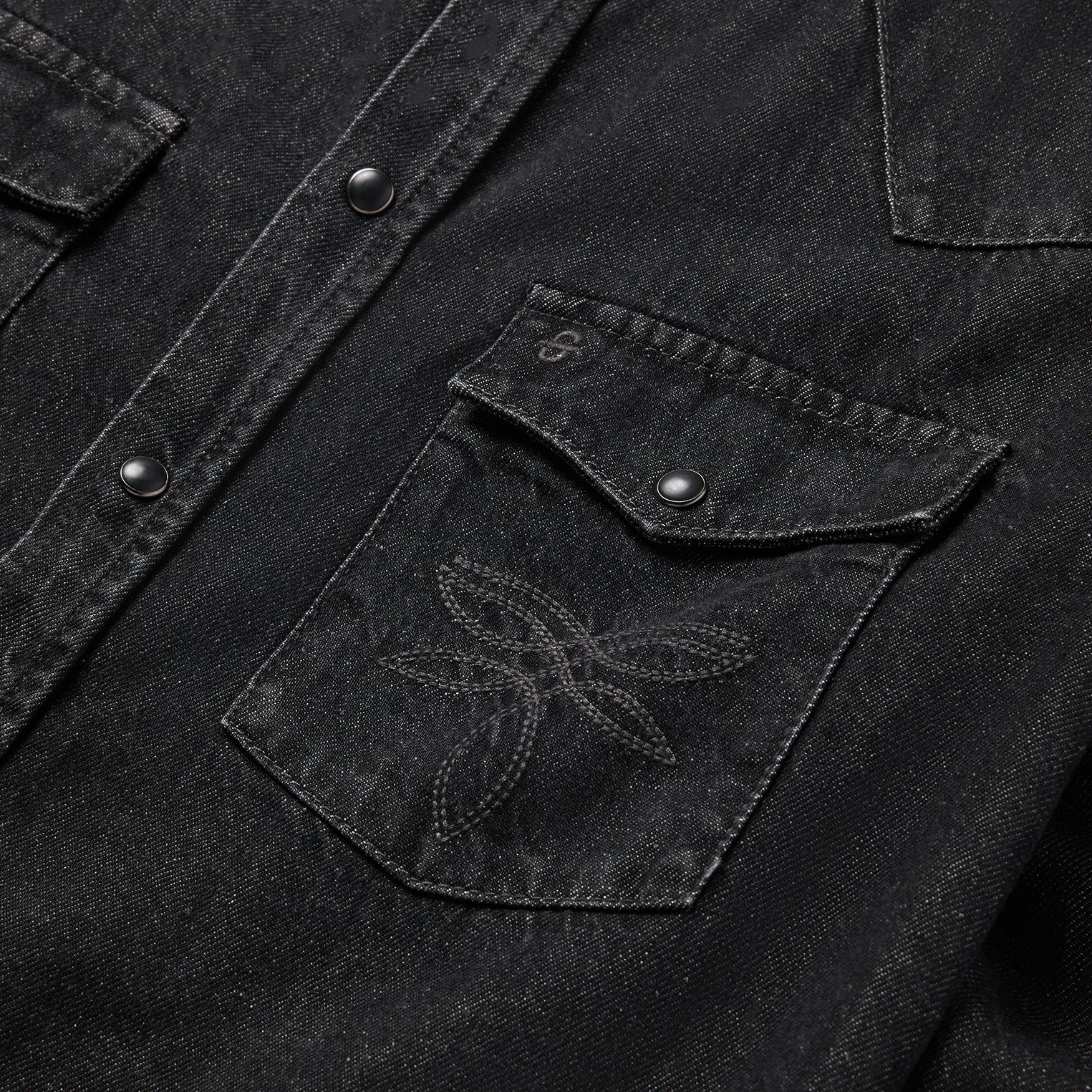 Boot Stitch Denim Shirt