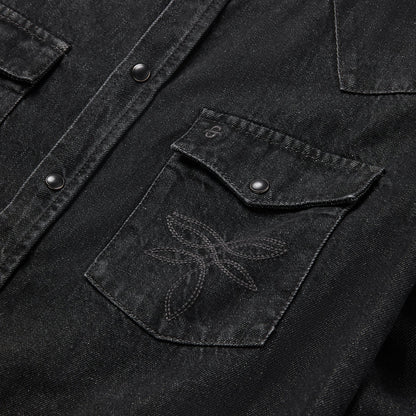 Boot Stitch Denim Shirt