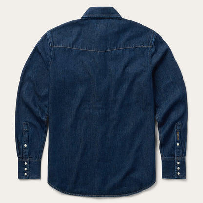 Raw Denim Western Shirt