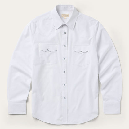 White Oxford Western Shirt
