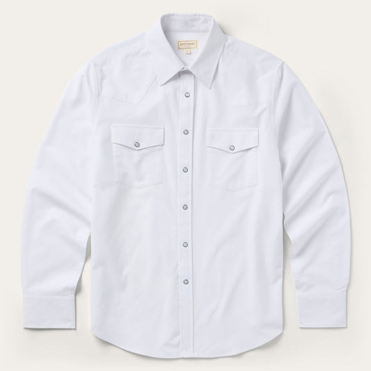 White Oxford Western Shirt