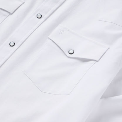 White Oxford Western Shirt