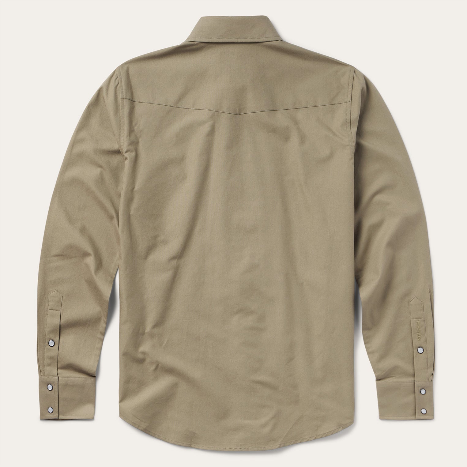 Olive Oxford Western Shirt