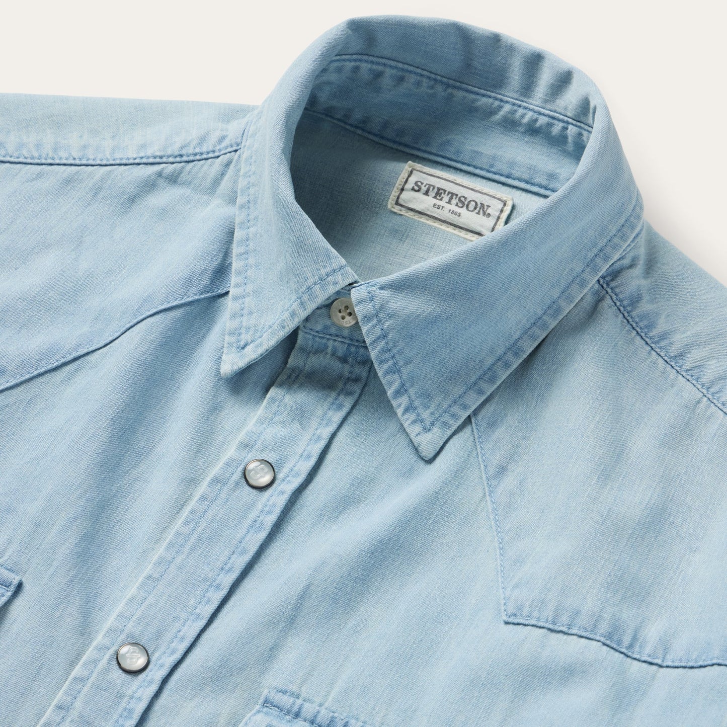 Chambray Oxford Western Shirt