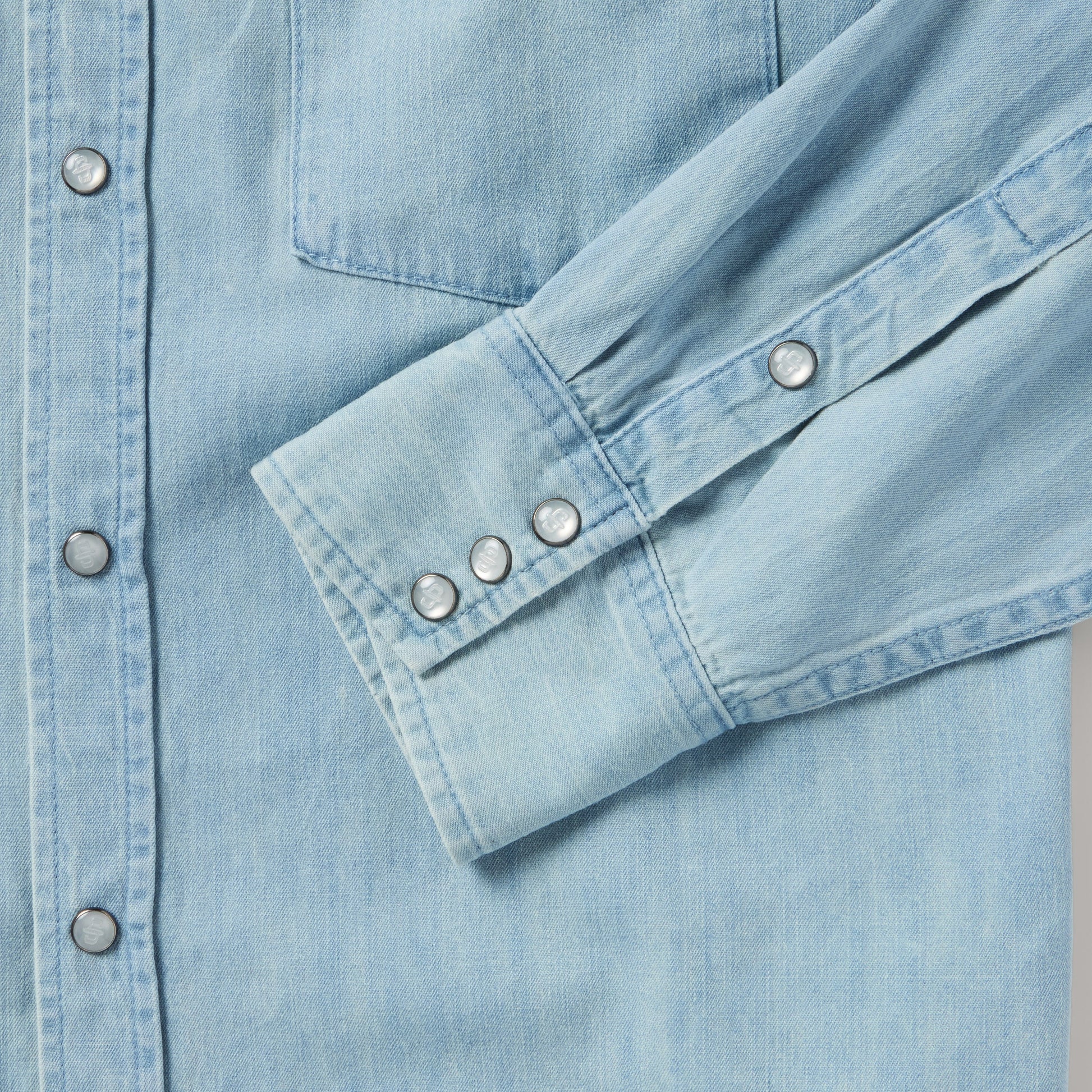 Chambray Oxford Western Shirt