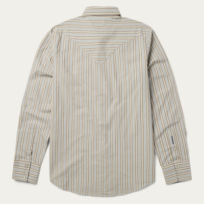 Ticking Stripe Western Shirt