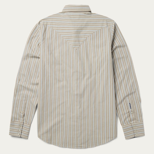 Ticking Stripe Western Shirt